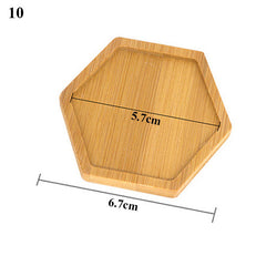 Heart-Shaped Bamboo Tray | Eco-Friendly Wooden Plate