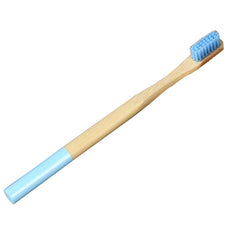 Colorful Bamboo Toothbrush Set with Painted Handles