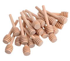 Simple Wooden Honey Dipper Stick – Natural & Wax-Free