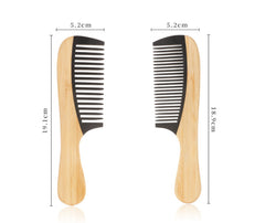 Bamboo Wooden Hair Comb – Anti-Static Styling Brush