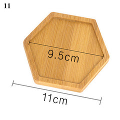 Heart-Shaped Bamboo Tray | Eco-Friendly Wooden Plate