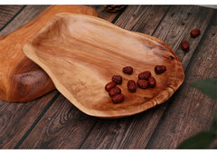 Rectangular Wooden Snack & Fruit Tray – Nordic Style Serving Plate