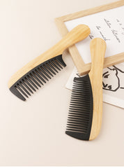 Bamboo Wooden Hair Comb – Anti-Static Styling Brush