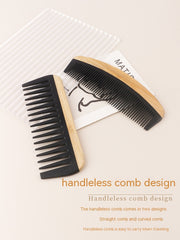 Bamboo Wooden Hair Comb – Anti-Static Styling Brush