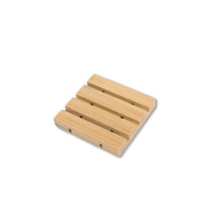 Eco-Friendly Bamboo Soap Holder with Drainage