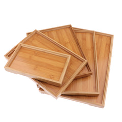 Eco-Friendly Bamboo Tea Serving Tray for Home