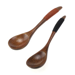Handcrafted Wooden Spoon with Rope Handle – Eco-Friendly Cooking & Dining Essential