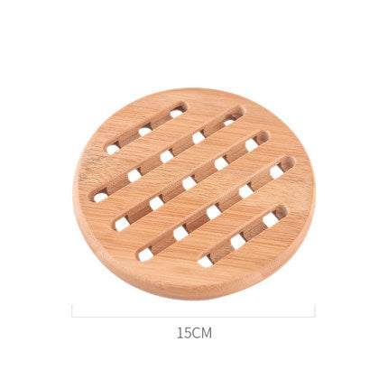 Thick Bamboo Heat Pad Coaster for Kitchen
