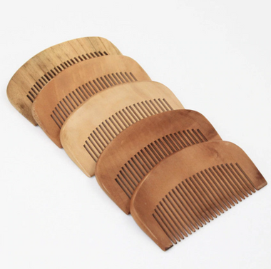 Natural Peach Wood Pocket Comb for Healthy Hair