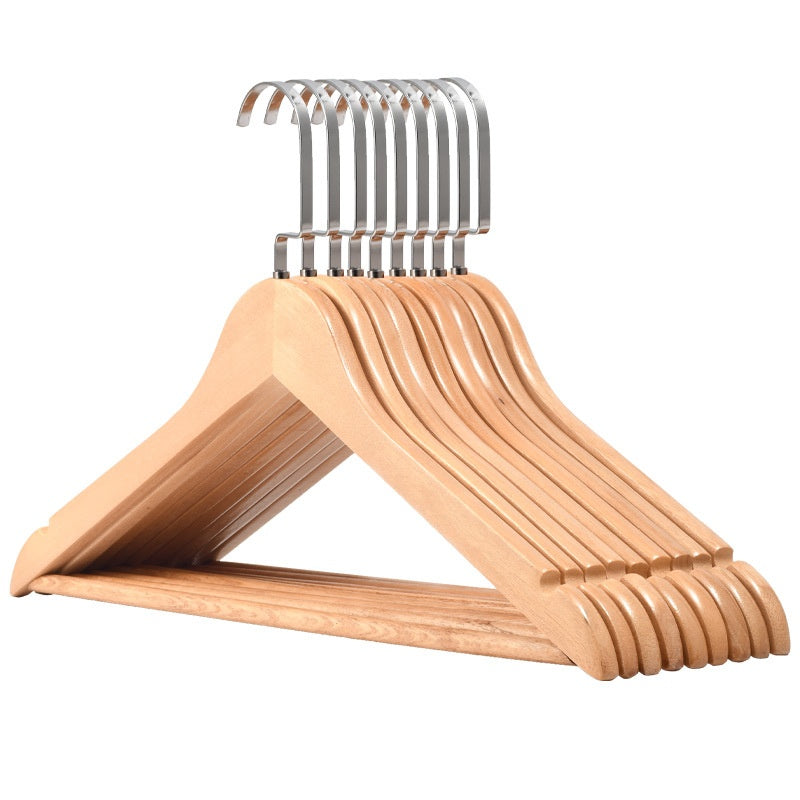 Hotel Wooden Hanger – Bold Type Solid Wood Clothes Hanger