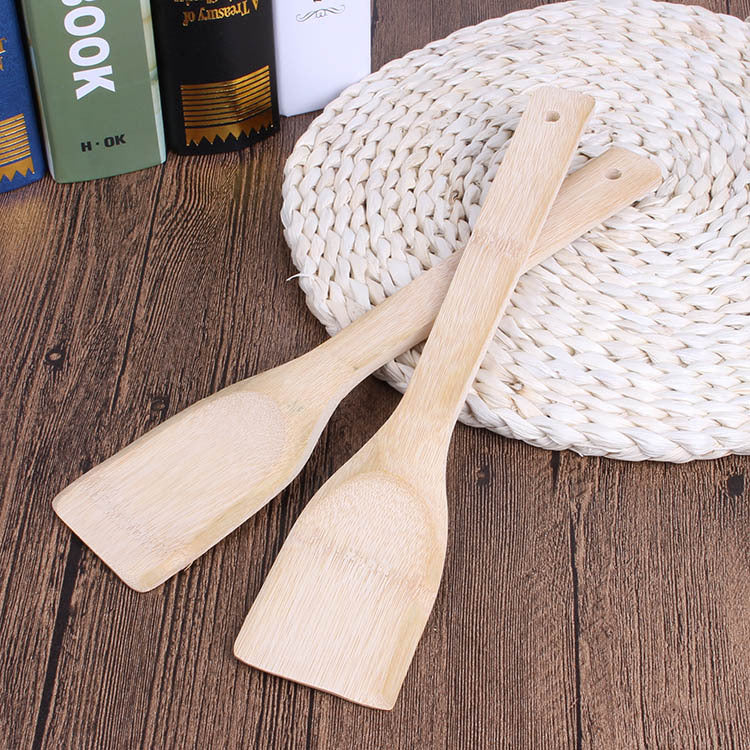 Natural Bamboo Wooden Spatula 30cm Cooking Utensil