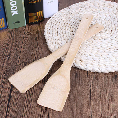 Natural Bamboo Wooden Spatula 30cm Cooking Utensil