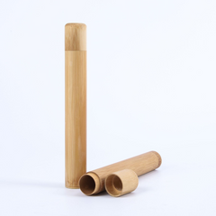 Eco-Friendly Bamboo Toothbrush Travel Case – Portable Wooden Holder