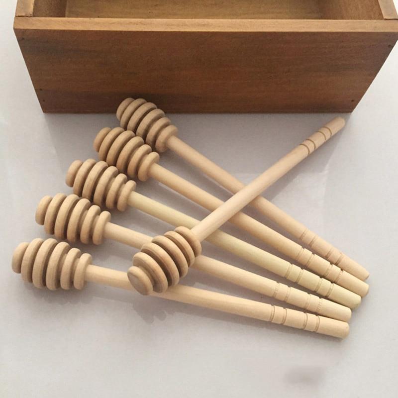 Natural Wooden Honey Dipper Stick Set – 2pcs