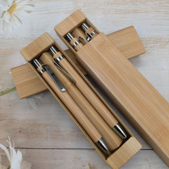 Eco Bamboo Wooden Ballpoint Pen with Touch Head