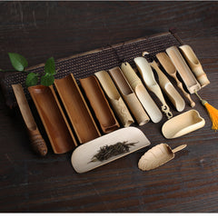 Handmade Bamboo Tea Spoon Chinese Ceremony Accessory