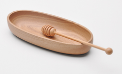 Wooden Long Handle Honey Coffee Stirrer Stick