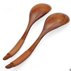 Handcrafted Wooden Spoon with Rope Handle – Eco-Friendly Cooking & Dining Essential