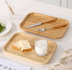 Bamboo Wooden Tea Food Dessert Serving Tray