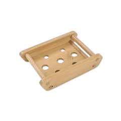 Eco-Friendly Bamboo Soap Holder with Drainage