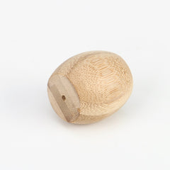 Eco-Friendly Round Bamboo Toothbrush Holder Stand Base