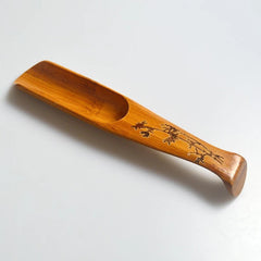Handmade Bamboo Tea Spoon Japanese Fishtail Shovel