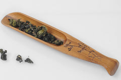 Fish-Shaped Bamboo Tea Spoon for Tea Ceremony