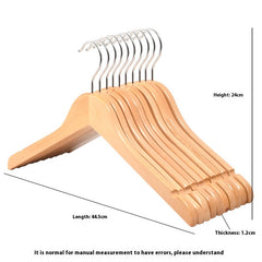 Hotel Wooden Hanger – Bold Type Solid Wood Clothes Hanger