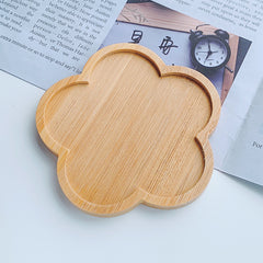 Eco-Friendly Bamboo Cup Mat Tray Coaster Set