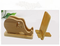Bamboo Wood Mobile Phone & Tablet Holder Stand