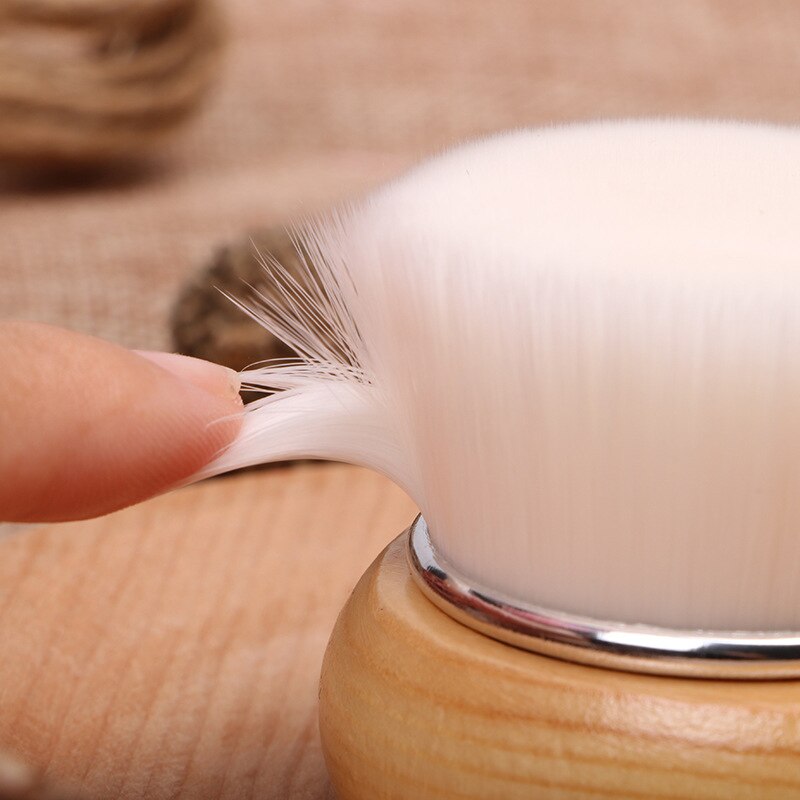 Bamboo Wooden Handle Facial Cleansing Brush