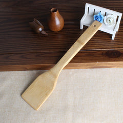 Eco-Friendly Bamboo Cooking Spatula for Non-Stick Pans