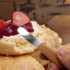 Stainless Steel Butter Spatula with Wooden Handle