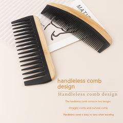 Bamboo Wooden Hair Comb – Anti-Static Styling Brush