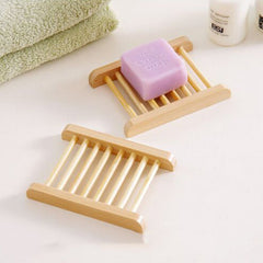 Japanese Style Solid Wood Soap Holder Dish