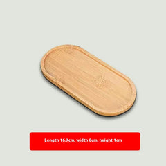 Round Bamboo Cup Mat Creative Tea Tray