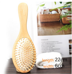 Wooden Scalp Massage Comb Anti-Static Hair Brush