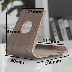 Wooden Vertical Tablet & Phone Stand