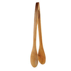 Eco-Friendly Bamboo Kitchen Tongs for BBQ & Cooking