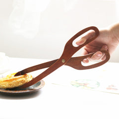 Nan Wooden Hot Pot Tongs – Heat-Resistant Natural Wood Cooking Tool
