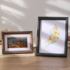 Nordic Style Wooden Photo Frame – Minimalist Table & Wall Decoration