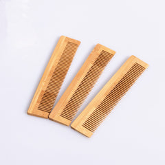 Eco-Friendly Wooden Comb with Smooth Bamboo Handle