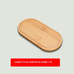 Round Bamboo Cup Mat Creative Tea Tray