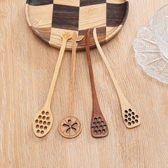 2pcs Wooden Honey Dipper Stick for Tea
