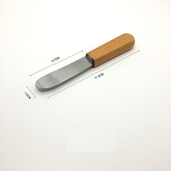 Stainless Steel Butter Spatula with Wooden Handle