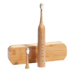 Bamboo USB Rechargeable Electric Toothbrush with Case
