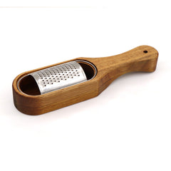 Stainless Steel Wooden Cheese Grater Kitchen Tool