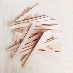 Natural Wooden Craft Sticks for DIY Projects