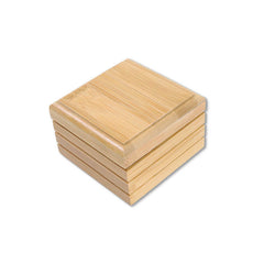 Eco-Friendly Bamboo Soap Holder with Drainage