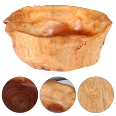 Wooden Fruit Plate – Creative Serving Bowl for Snacks, Fruits & Decor
